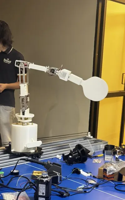 a table-tennis robot reference.