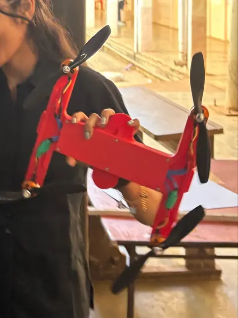 Bhakti’s MAYA drone. 3d printed and very hacky.